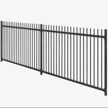 Malaysia Singapore Zinc Steel Fence Wrought Iron Yard Fence Villas Community Factory Supply Fences, lattices and gates