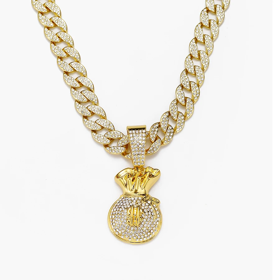 Hip Hop Gold Chain Long Gold Plated Necklace Accessories
