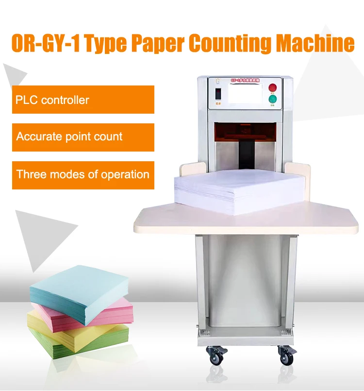 Automatic Paper Numbering Check Counting Machine A4 Paper Sheet Counter Count Number Machine For