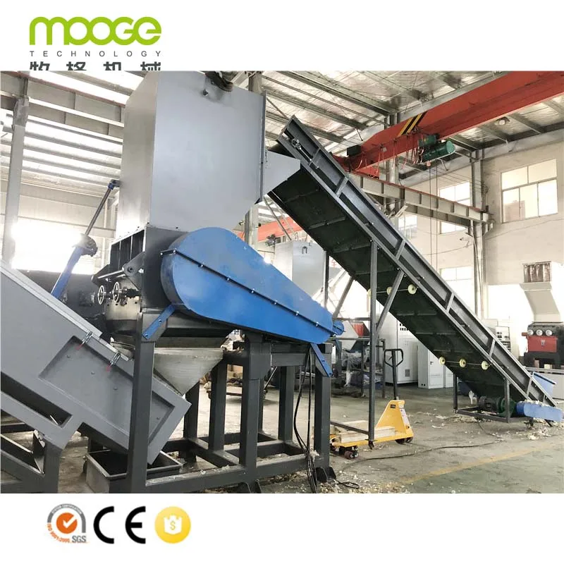 High Capacity Agricultural PP PE Film Crusher Grinder Shredder Machine