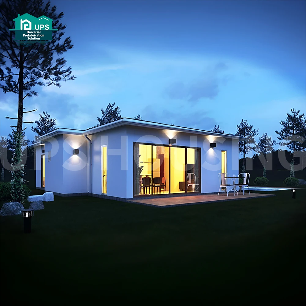 2025 Econel Prefab Tiny House with Three Bedrooms Sandwich Panel Carport Durable and Eco-Friendly Product Type