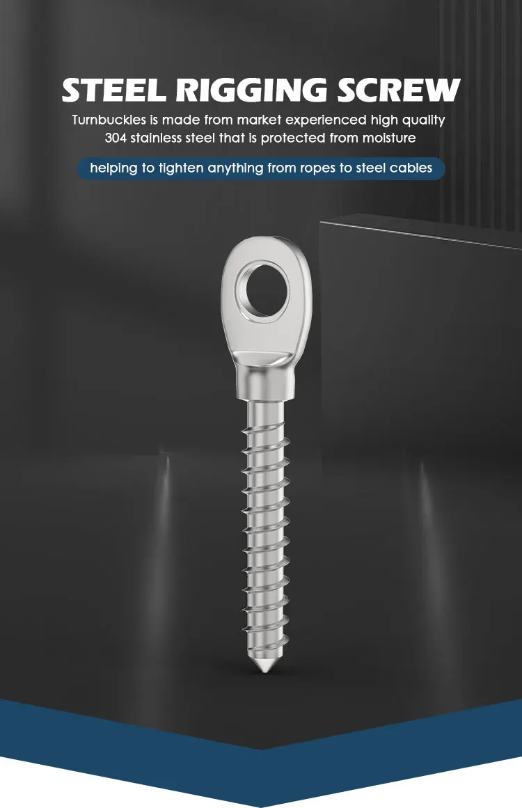 Factory Custom Self Drilling Eye Lag Screws Buy Rigging Screw Eye Lag