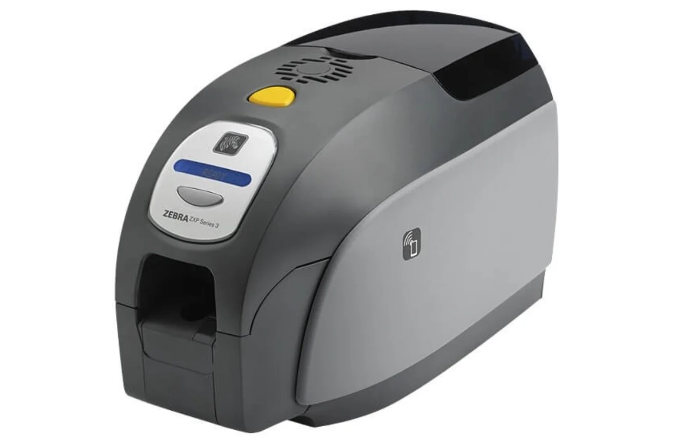 1005 Original Zebra ZXP3 PVC Card Printer - 1-Year Warranty