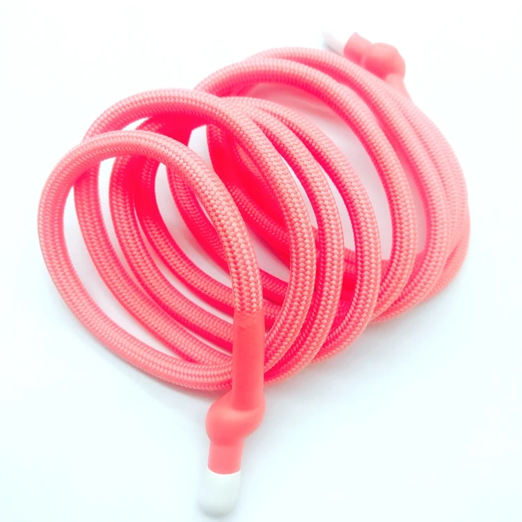 Round Shape Polyester Silicone Dipping 6mm Drawstring Cord