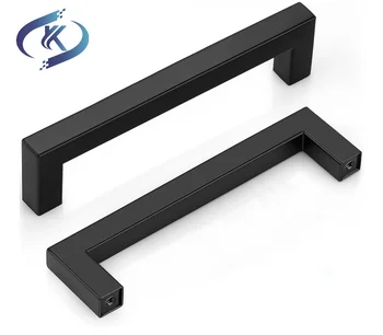 modern  long stainless steel cabinet handles  drawer  handles matte biack kitchen cabinet handles