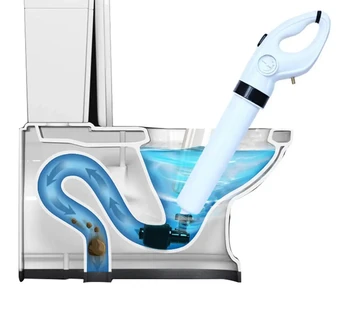 Air Power Blaster New Arrival Household High Pressure Home Sink Pipe Pump Floor Drain Toilet Dredge Toilet Plunger