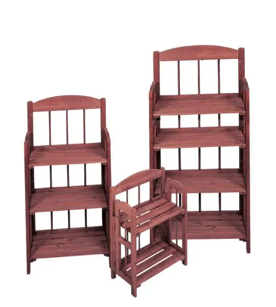 木製マガジンラックコーナーホーム本棚モミ木製ディスプレイ折りたたみ