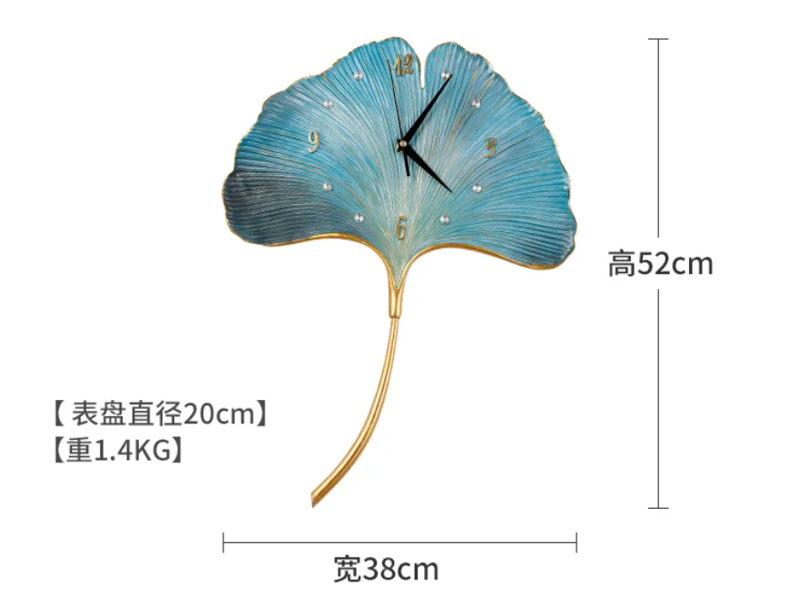 Decoration Wall Metal Wall Clocks For Home Living Room Luxury Wall