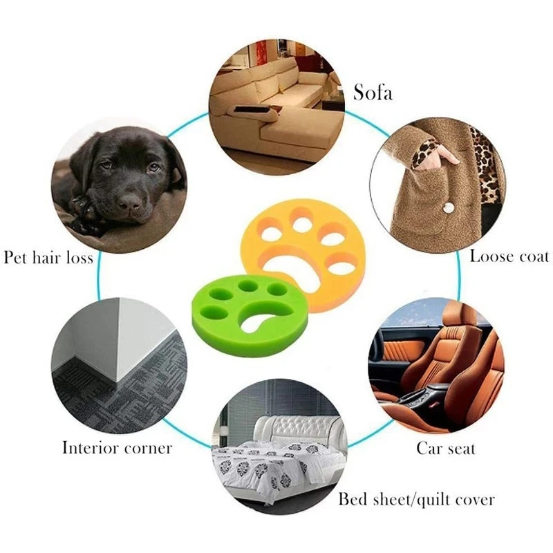 Reusable Washing Machine Hair Remover Pet Fur Lint Catcher Filtering Ball Reusable Cleaning Laundry Accessories