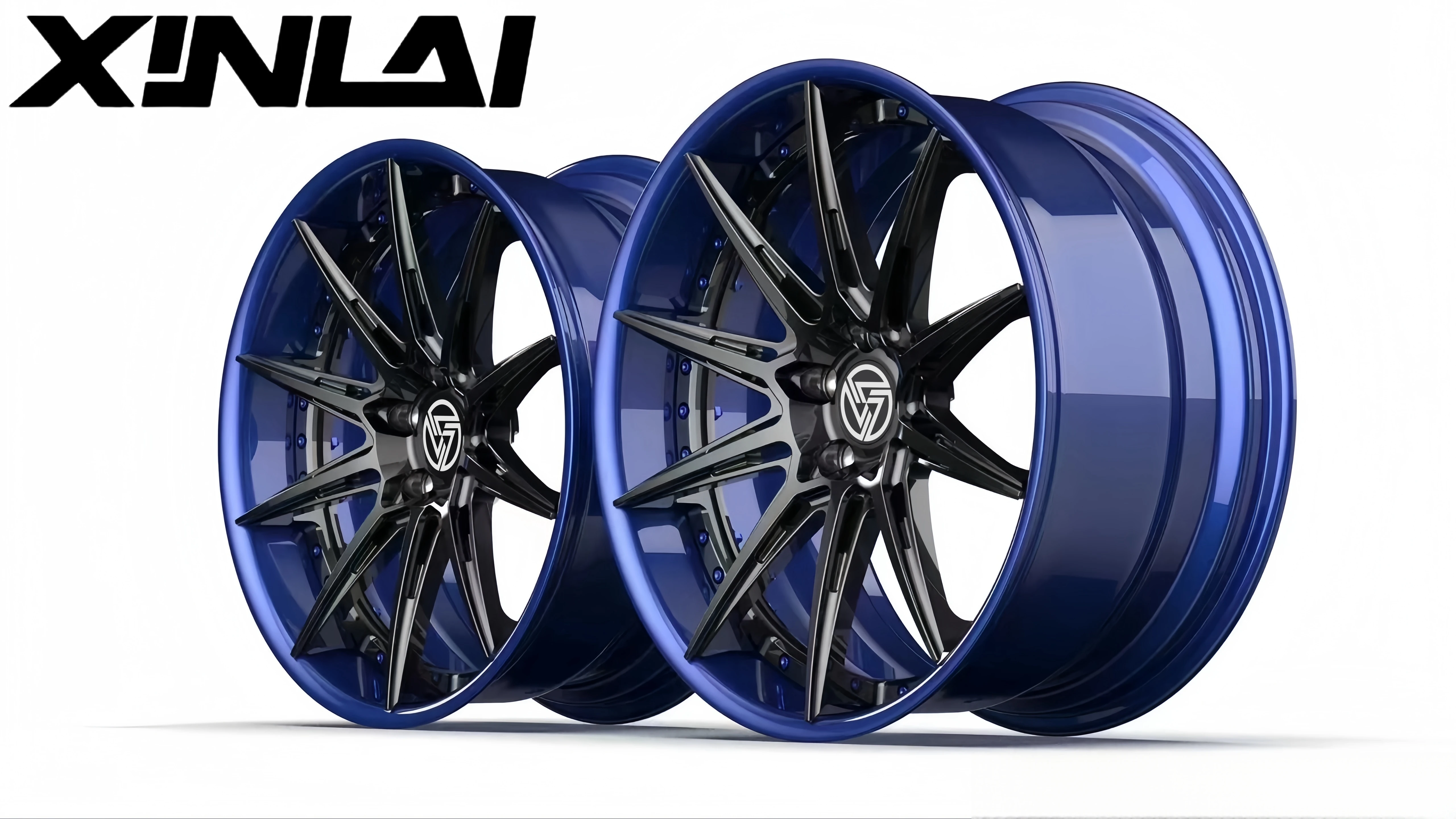 XINLAI Hot Sale 2 Piece Forged Brushed Polished 5x120 5x112 5x114.3 18 19 20 21 22 Inch Wheel for Racing Car Wheel - Image 4