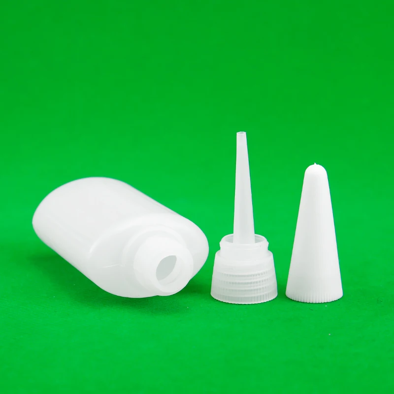 Fast Curing Plastic Tube Nail Glue Bottle PET Material for Oily Liquid with Screw Cap and Logo Printing for Packaging