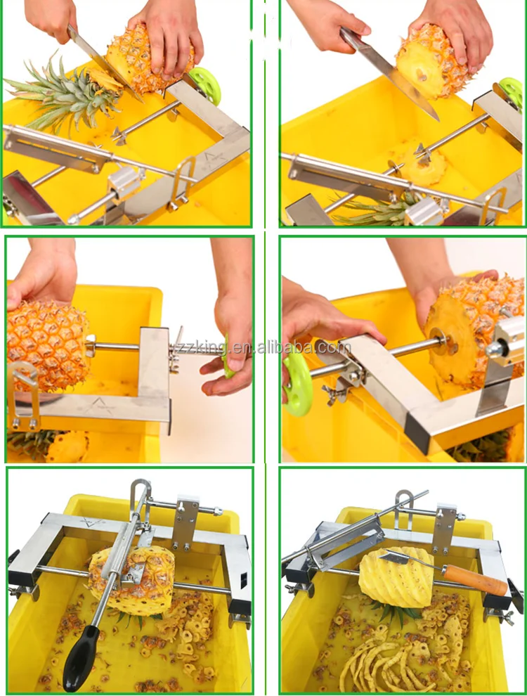 Stainless Steel Manual Pineapple Peeler Peeling Machine Buy Stainless