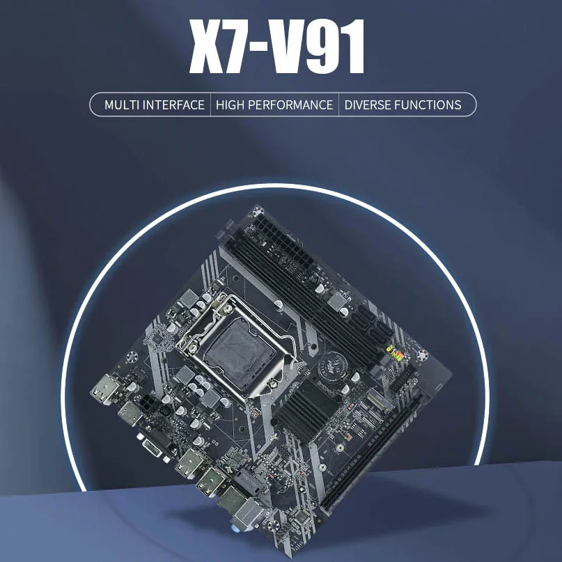Oem Computer Mother Board Combo 3rd Gen LGA1155 PC Gaming Mainboard LGA 1155 Dual Channel DDR3 Desktop H61 Chipset Motherboard