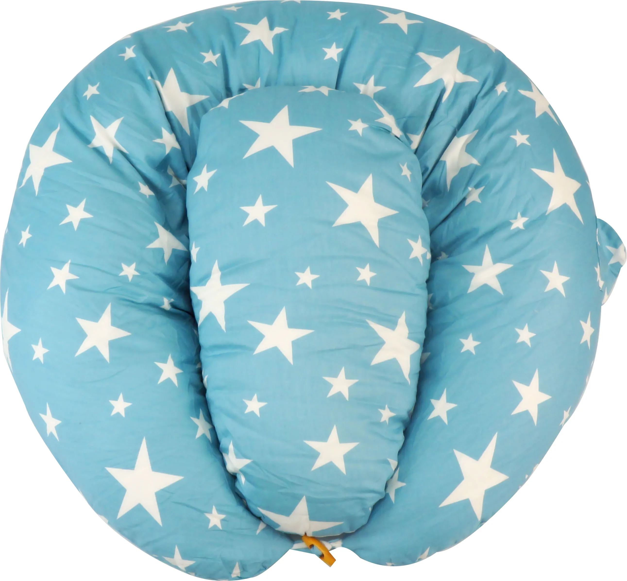 Almohada de lactancia en forma de media luna para mujer con Soporte  Corporal Almohada de maternidad para embarazo y relleno de fibra para bebés