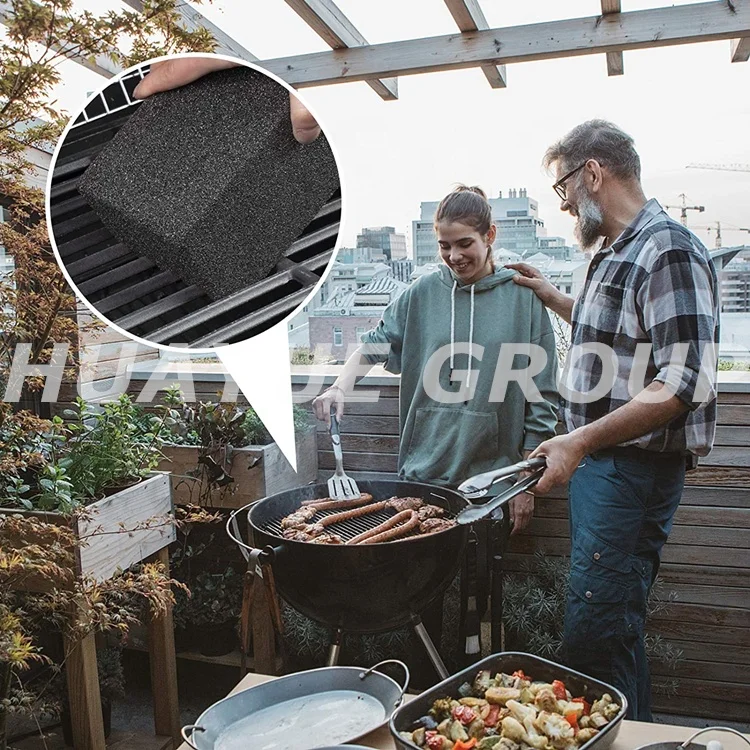 Foam Cellular Glass Grill Brick Pumice Stone Cleaning Grill Brush For Flat Top Griddles Grates
