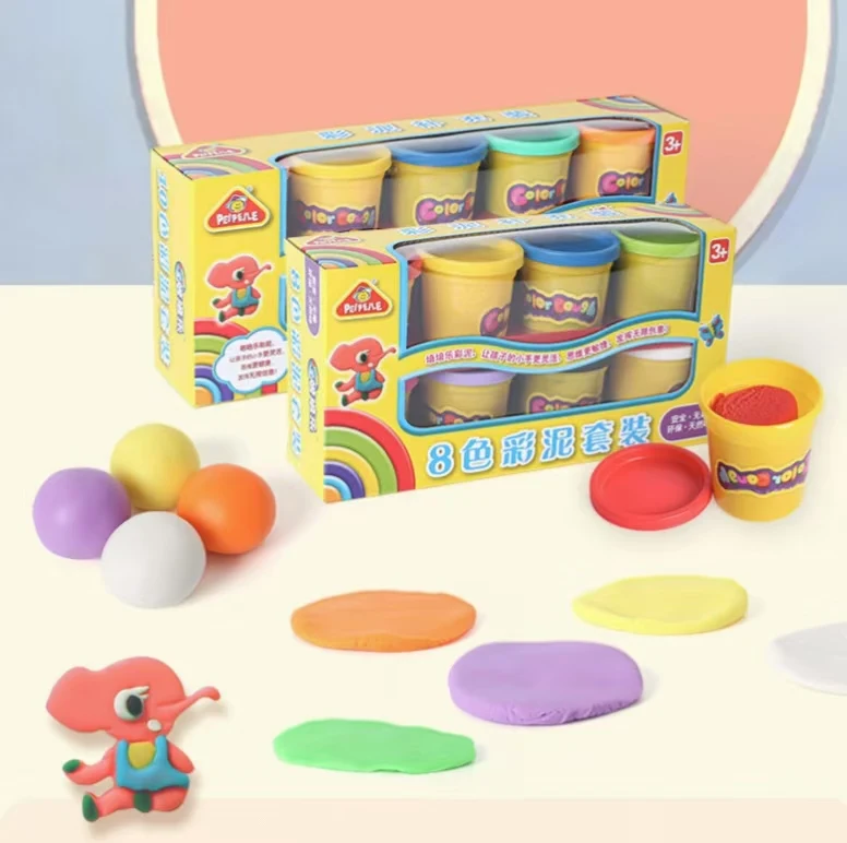 2024 Plasticine Clay Modeling Compound 6/8/10/24-Pack Case of Assorted Colors Back to School Gifts Preschool Toys for Kids