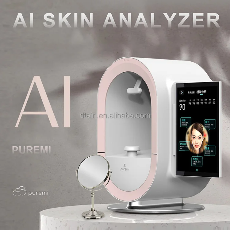 AI 3D Face Skin Analysis Test Wifi Digital Skin Analyzer 3D Face ...