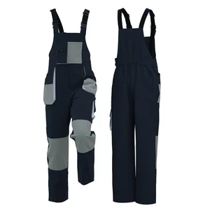 Industrial Work Overalls Rugged Design Multi-Pocket Workwewar Custom Work Bib Pants