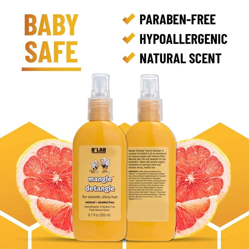 Private Label Detangler Smooth Hair Detangler Spray For Kids Buy
