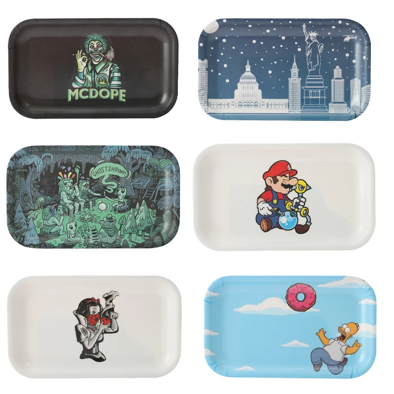 JL-007Z новый стиль оптовая меламиновая небольшие изготовленные на заказ табака для скручивания сигарет лоток для курительных принадлежностей