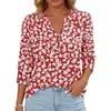 Red White Floral