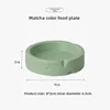Matcha-colored - Serving plate