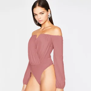 Spring/summer Long-sleeve Pleated One-piece Dress Solid Color Vintage Plus Size Jumpsuit