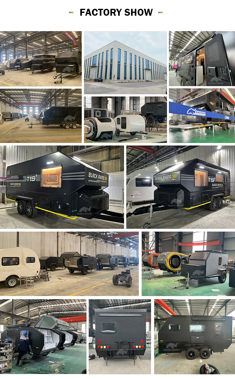 Mini Caravan Modular Travel Trailer Home - OTR Trike 4X4 RV Class C
