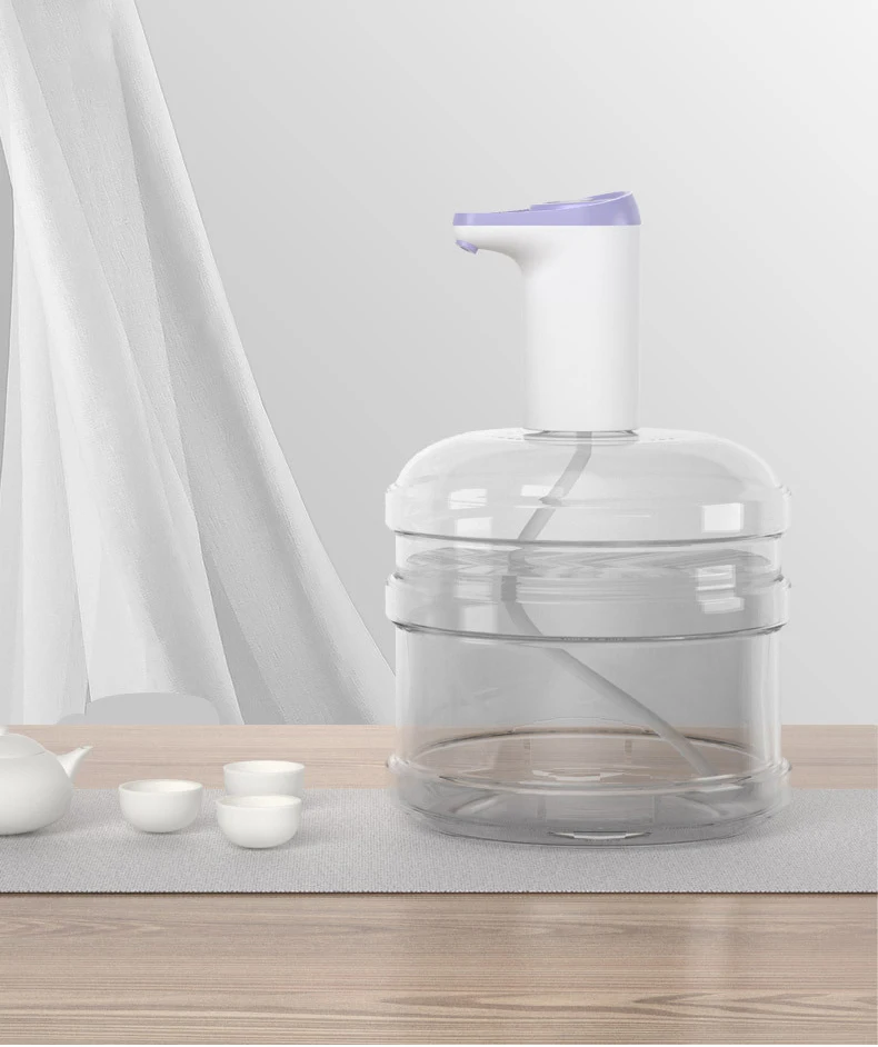 2024 Popular Automatic Portable Rechargeable Home Usb Humanized Tilt Outward Faucet Drinking Water Dispenser Pump
