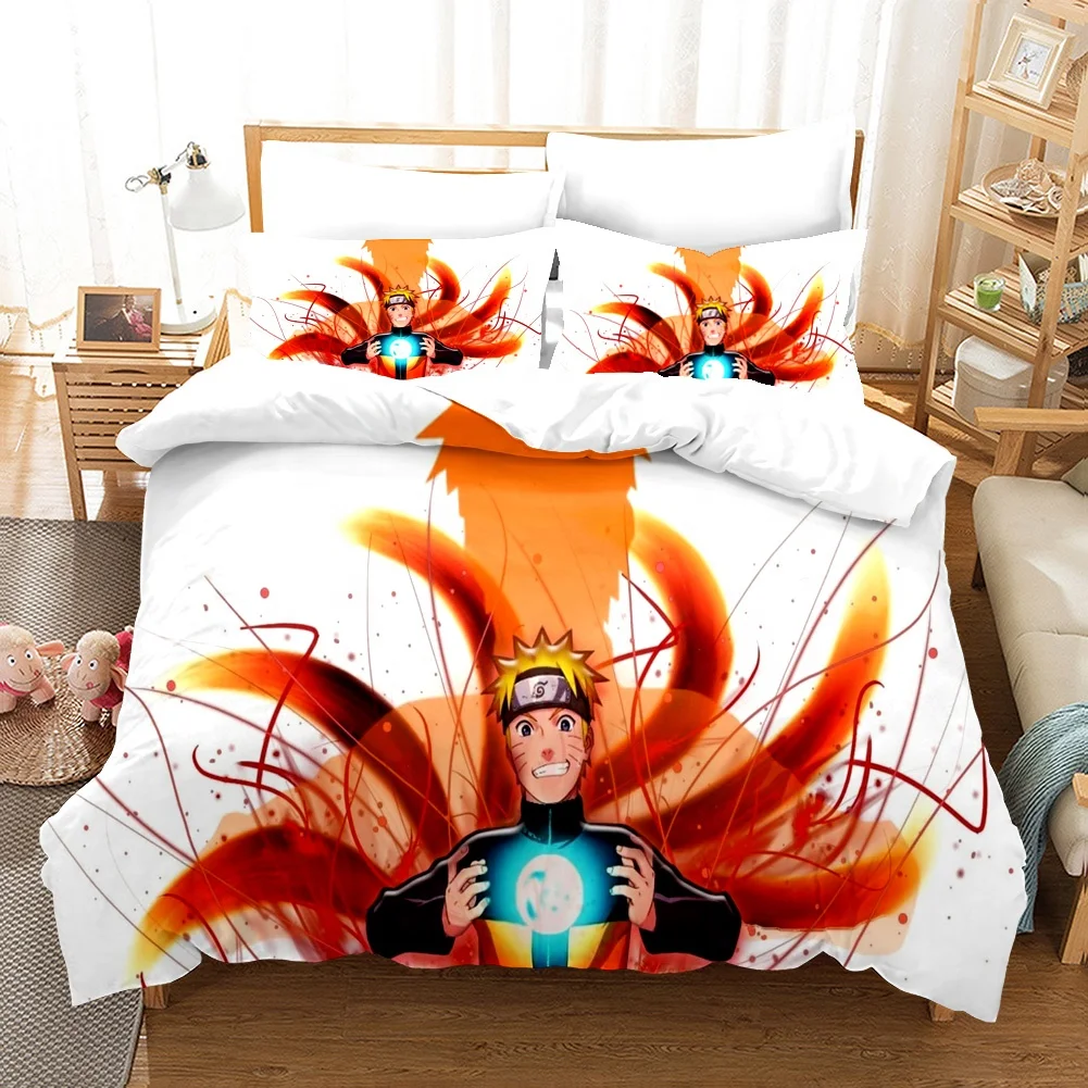 Kakashi  and Other Characters of Fire Shadow Bedding Set 3Pcs Bedsheet Wholesale Duvet Cover Quilt Bedding Cover