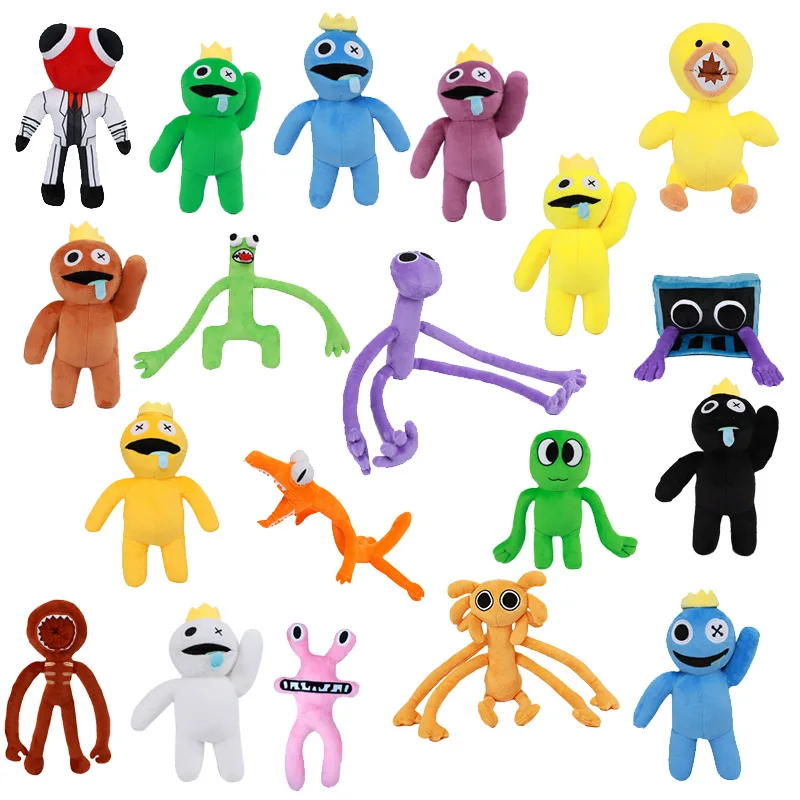 OEM Rainbow Friends Plush Toy Cartoon Game Character Doll Kawaii Blue  Monster Rainbow Friends Stuffed Animal Toys