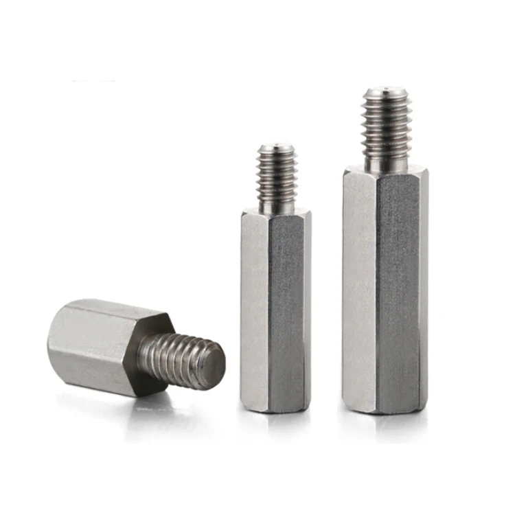 Custom M2 M3 M4 M5 M6 M8 Male Female Threaded PCB Hex Standoff Spacer Male Female Threaded Standoff
