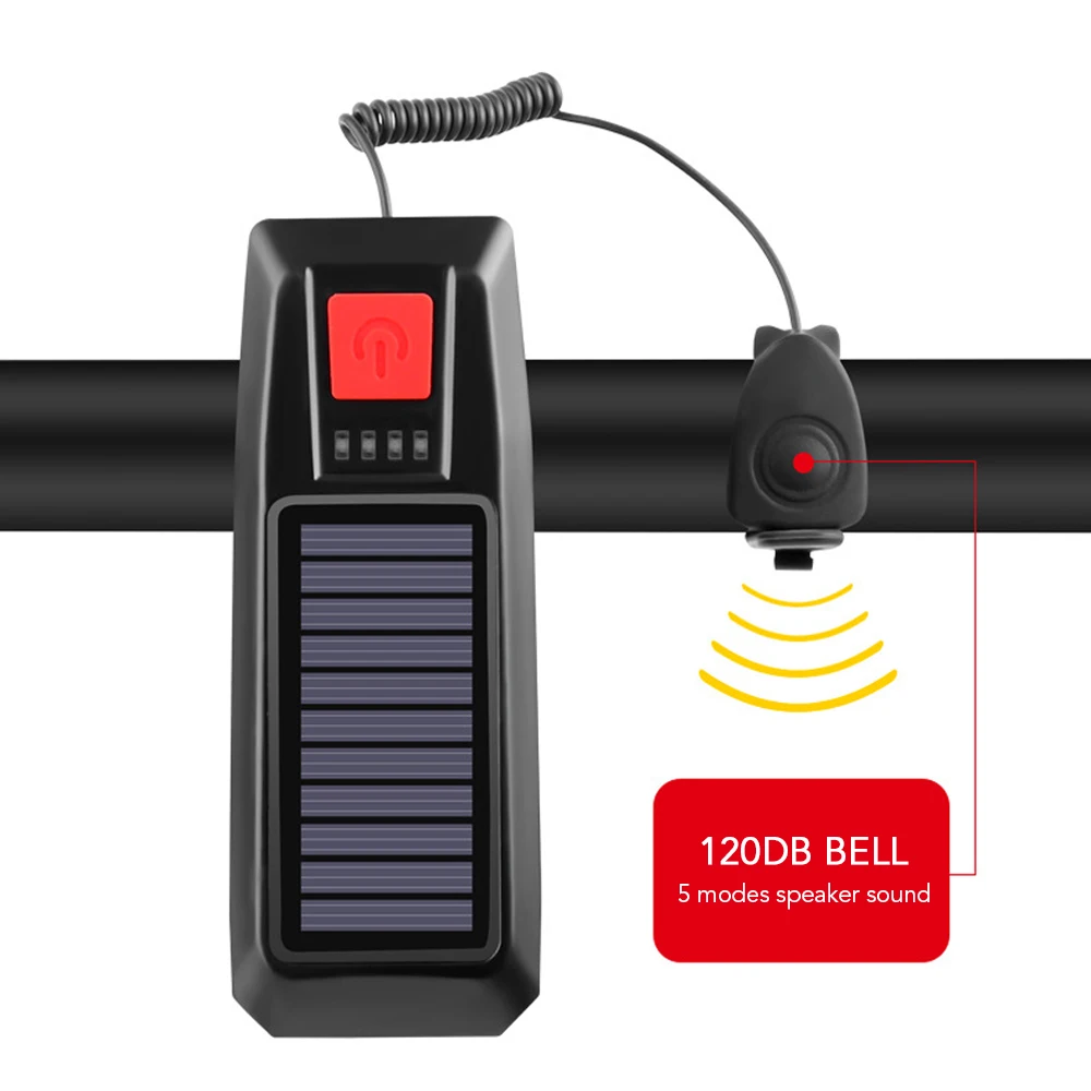 solar usb bicycle light