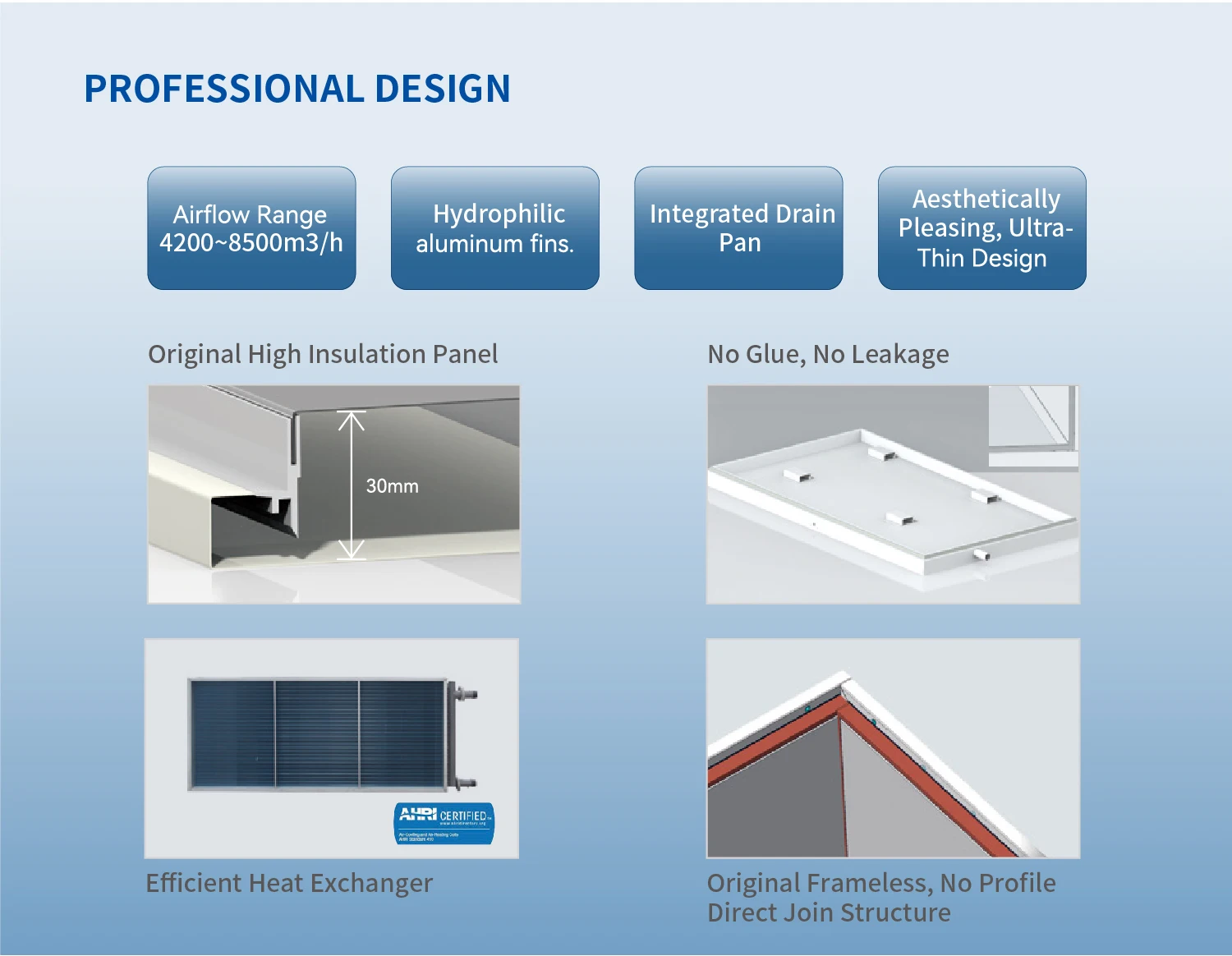 Air Handling Unit, TICA, Ceiling, HVAC, AHU - detail 6