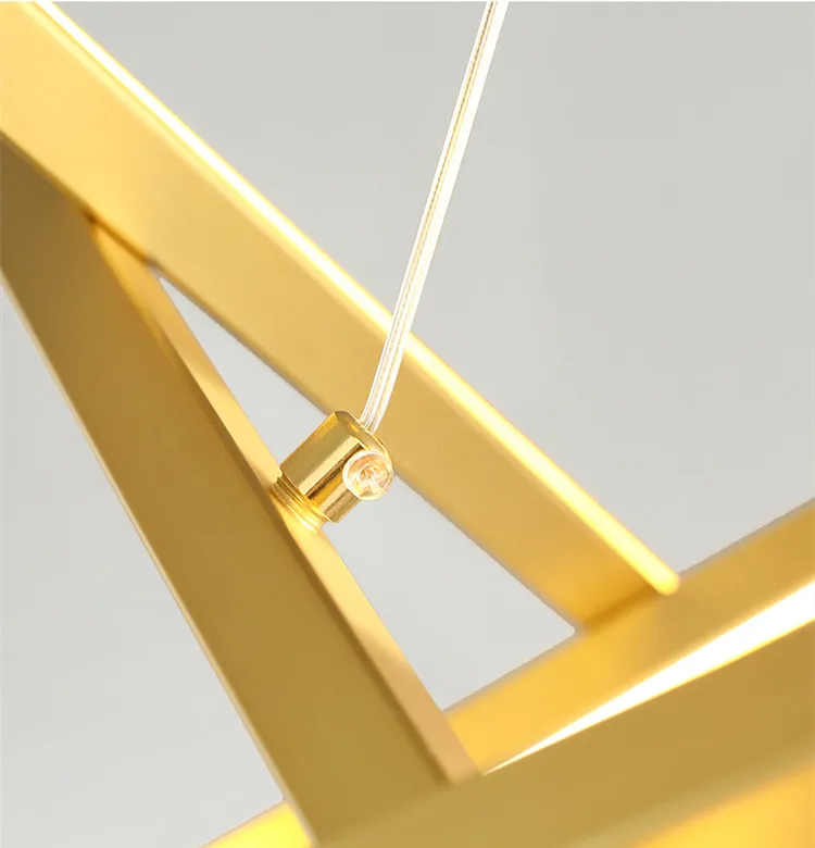 Post modern chandelier light gold design chandelier European led pendant light office chandelier