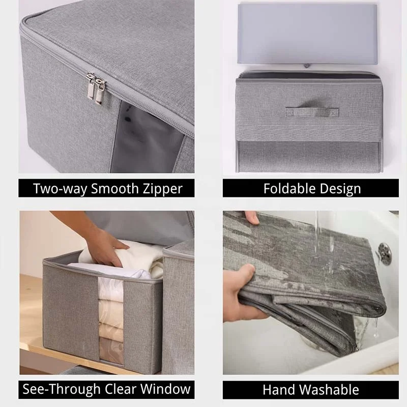 Almacenaje Debajo De La Cama Underbed Quilt Pillow Storage Bag Blanket