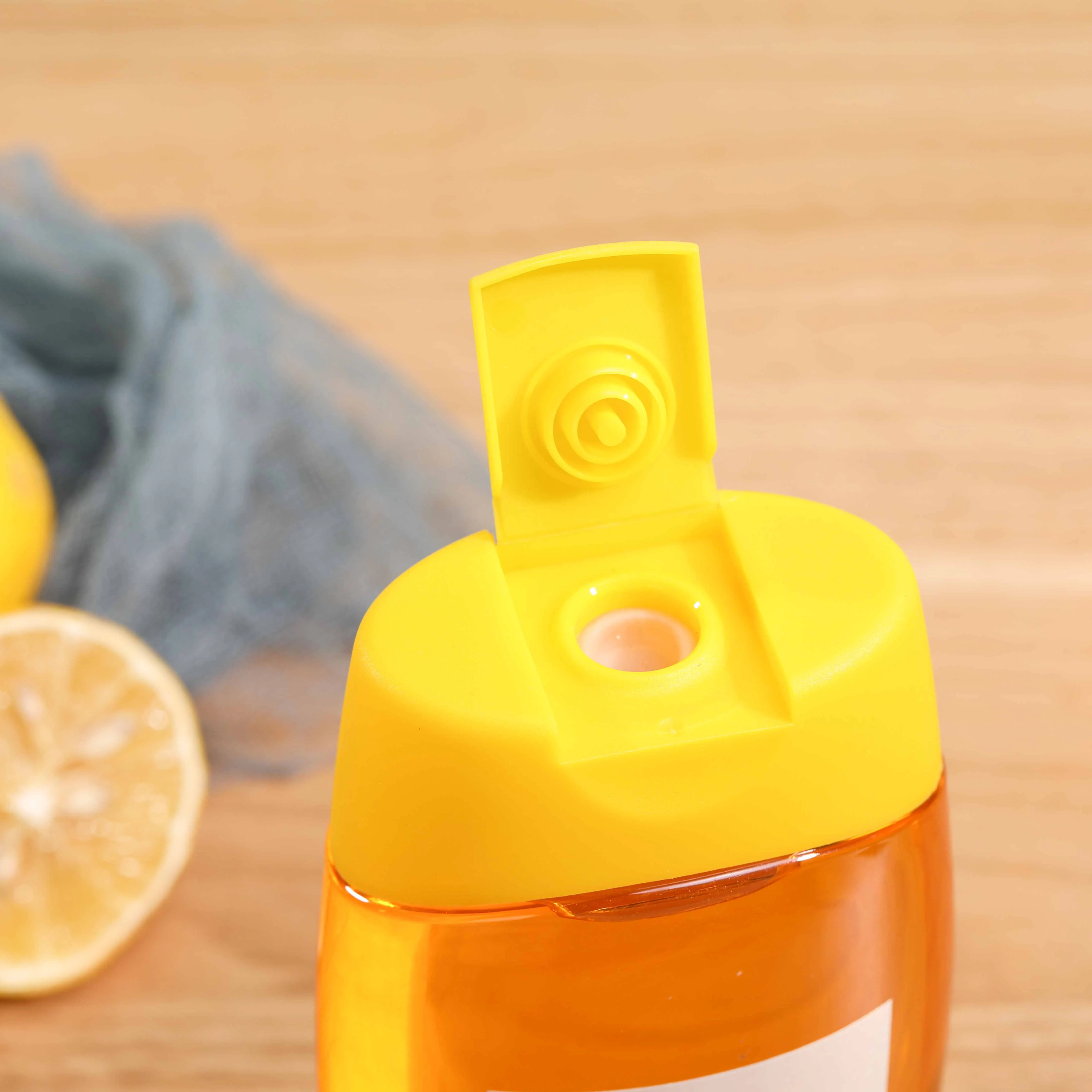 230ml Clear Plastic Honey Bottles,Refillable Food Grade Honey Container