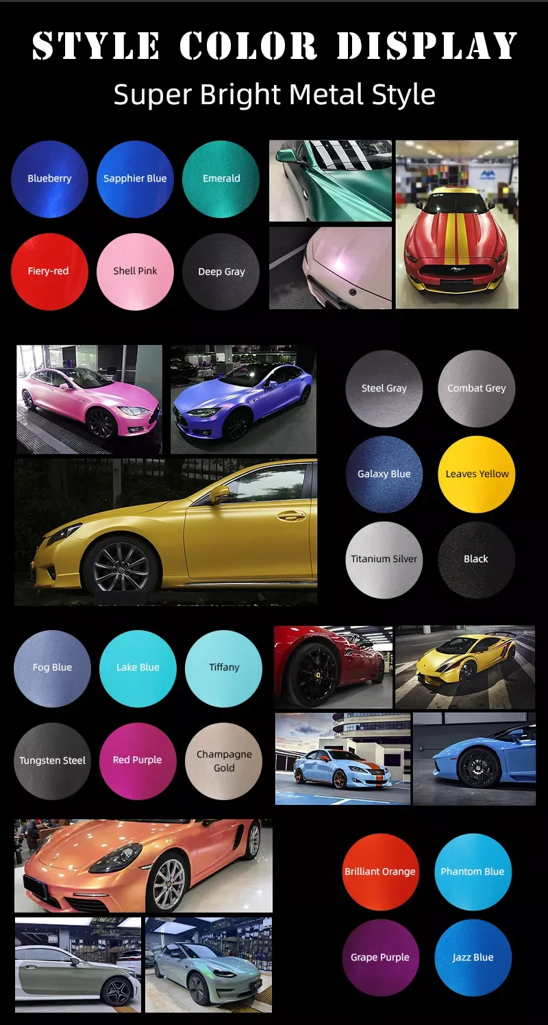 Matte Metallic Chrome Color Changing Auto Vinil Sticker Film Vinyl/Vinilo  Adhesivo De Colores Wrapping Foil Paper Car Vinyl Wrap for Vehicle - China  Holographic Chrome Vinyl Car Wrap, Chrome Gold Car Wrap