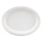 Oval Oval Bagasse Plates Oval Dish Plate Eco Friendly Bagasse Tableware 10.3 Inch Disposable Sugarcane Oval Dish Plate