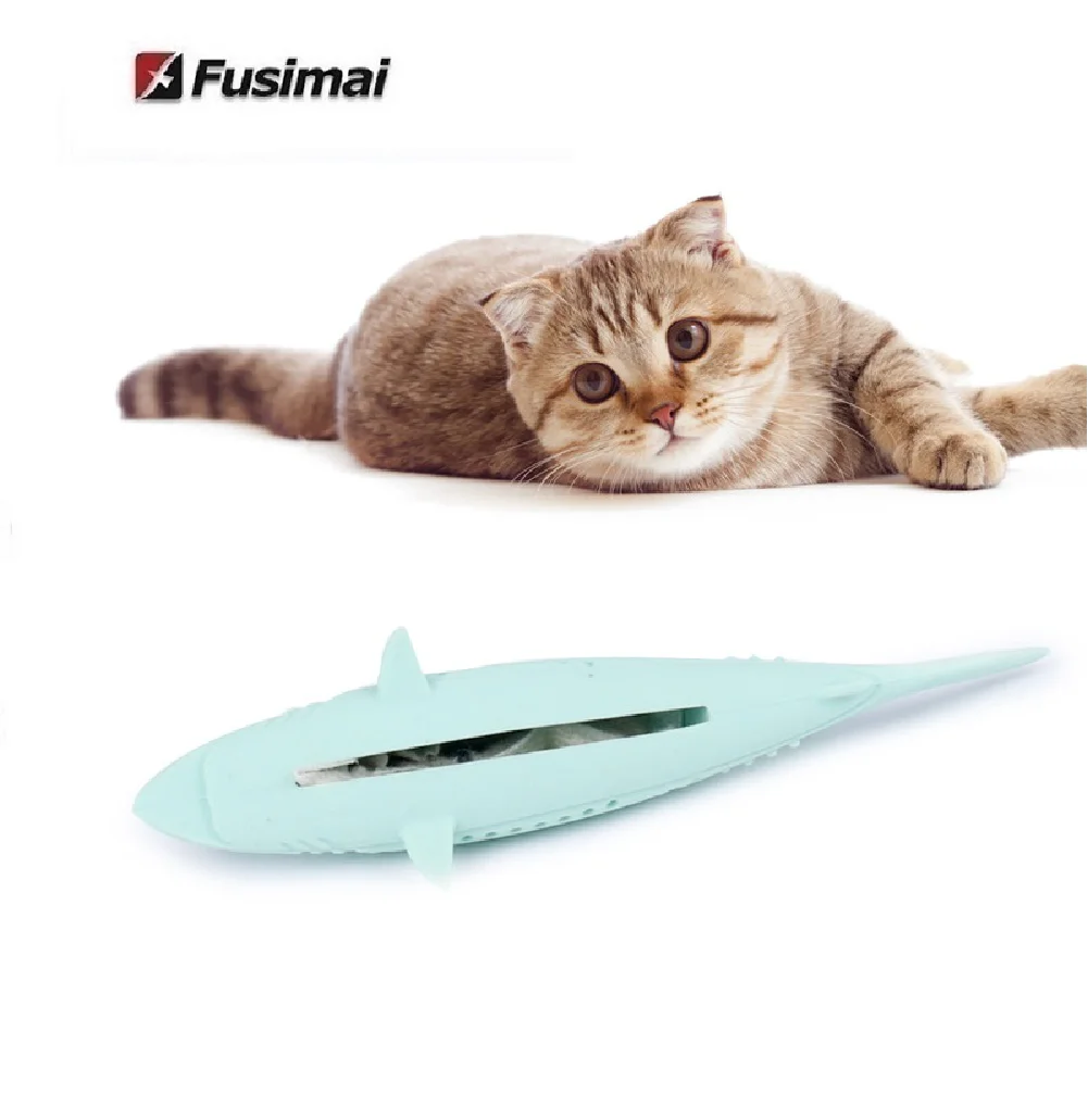 silicone cat toothbrush