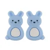 Rabbit Focal bead Pastel Blue SA125