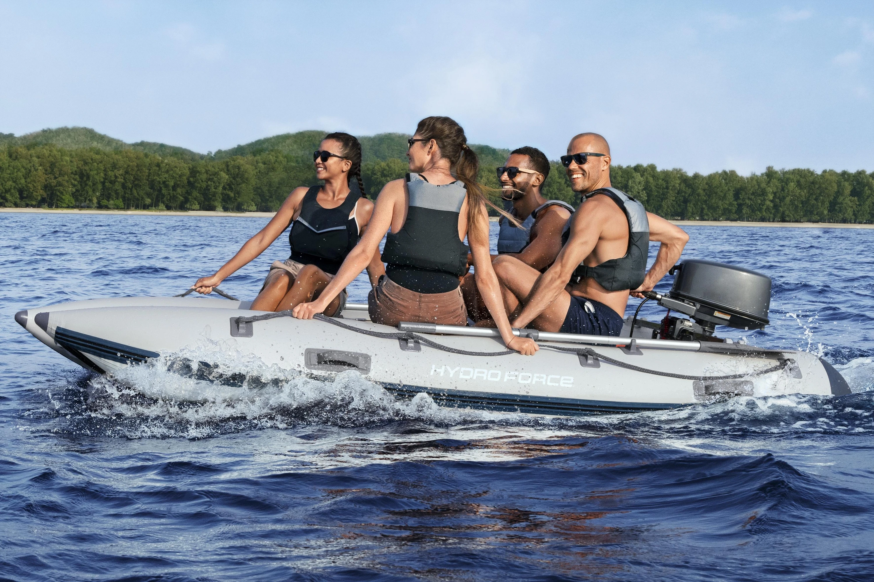 Flat Inflatable Alibaba.com: Bestway 65185 Inflatable PVC Flat Bottomed Boat 3.35 m x 1 ...