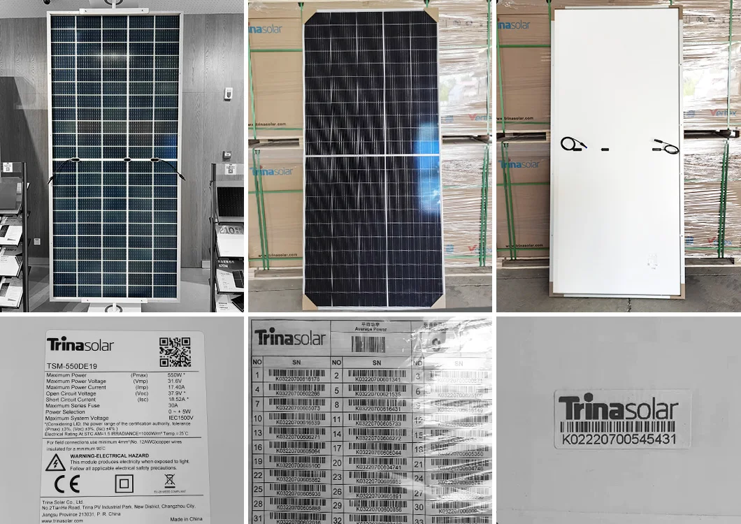 Trina Wholesale Price Solar Panels 590W 600W 610W Monocrystalline ...