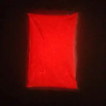 Red Glow in the dark Powder Paint Phosphorescent Pigment Powder