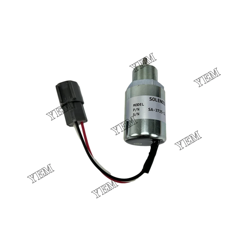 12V Solenoid Valve YK228-12V 30A87-00040 SA-3725-12 30A87-20402 for Mitsubishi L3E Diesel Engine Parts