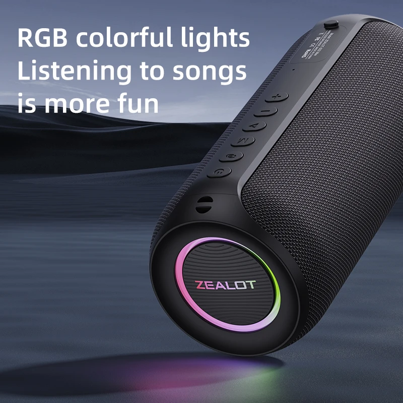 Portable Waterproof Karaoke Speaker with Microphone & RGB