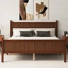 Dark Walnut + Wood+Queen