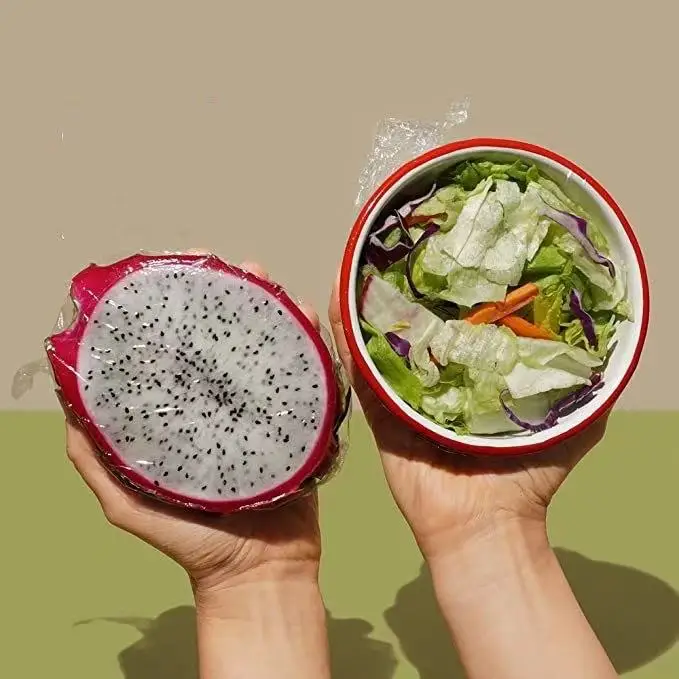 Custom Biodegradable Compostable PLA PBAT Food Vegetable Fruit Wrap Cling Film for Home Use Eco-friendly Material Cling Wrap