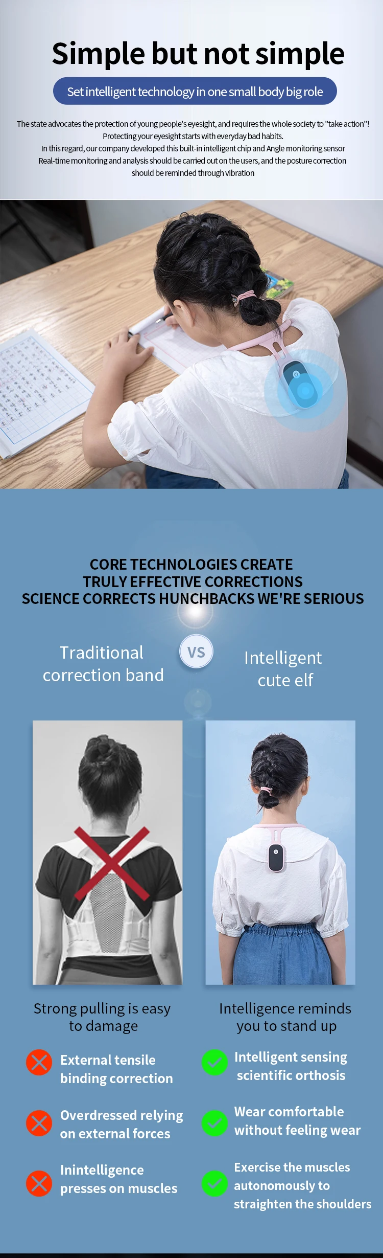 Posture Stretcher Straightener Necklace Neck Ring Smart Neck Posture