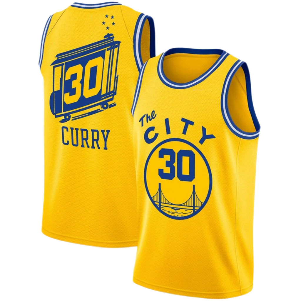 NBA Warriors Bape 30 Stephen Curry Blue Hardwood Classics Men Jersey